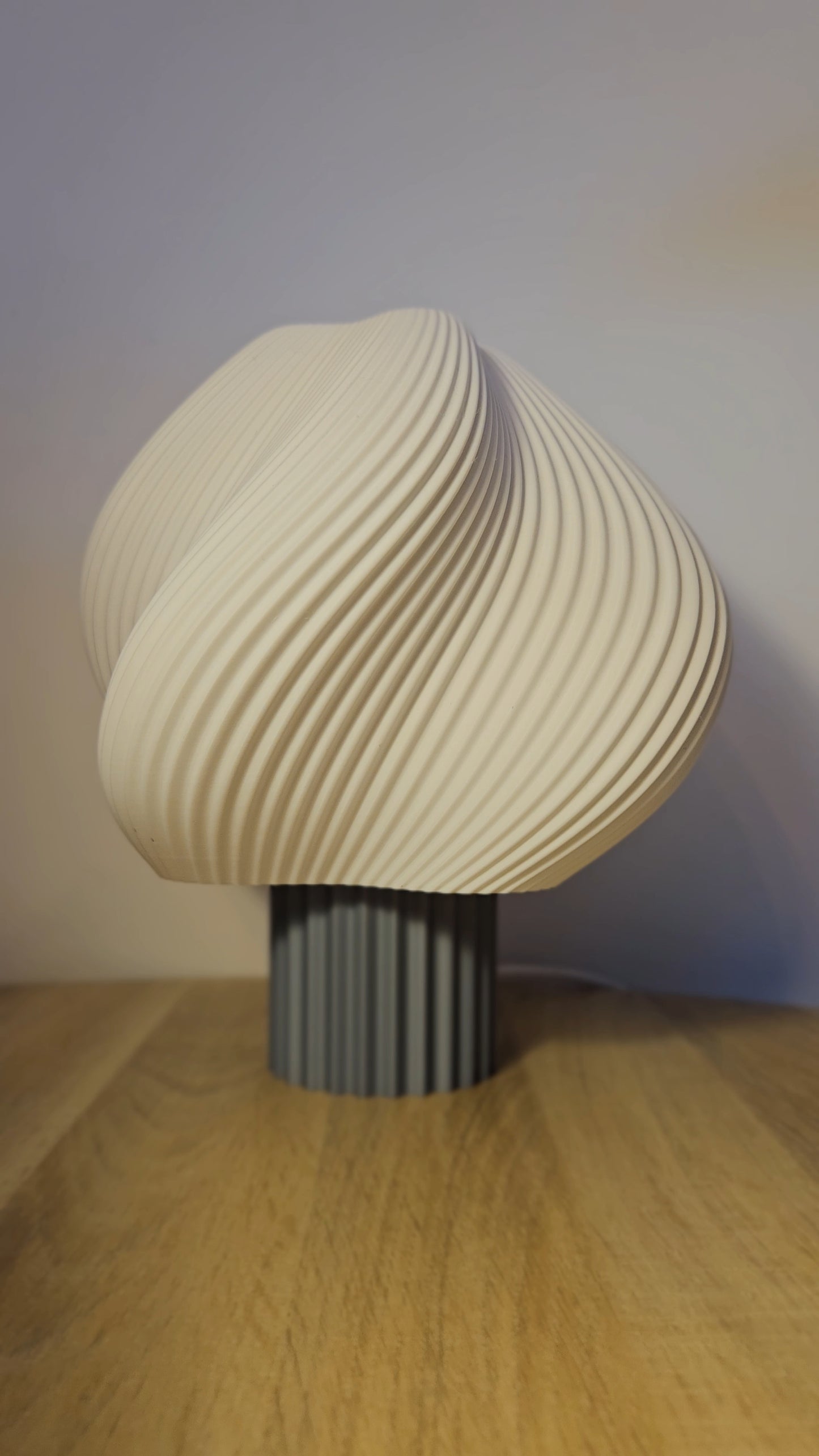 Lampe Design Inspiration Ice cream + kit E27 avec cordon textile