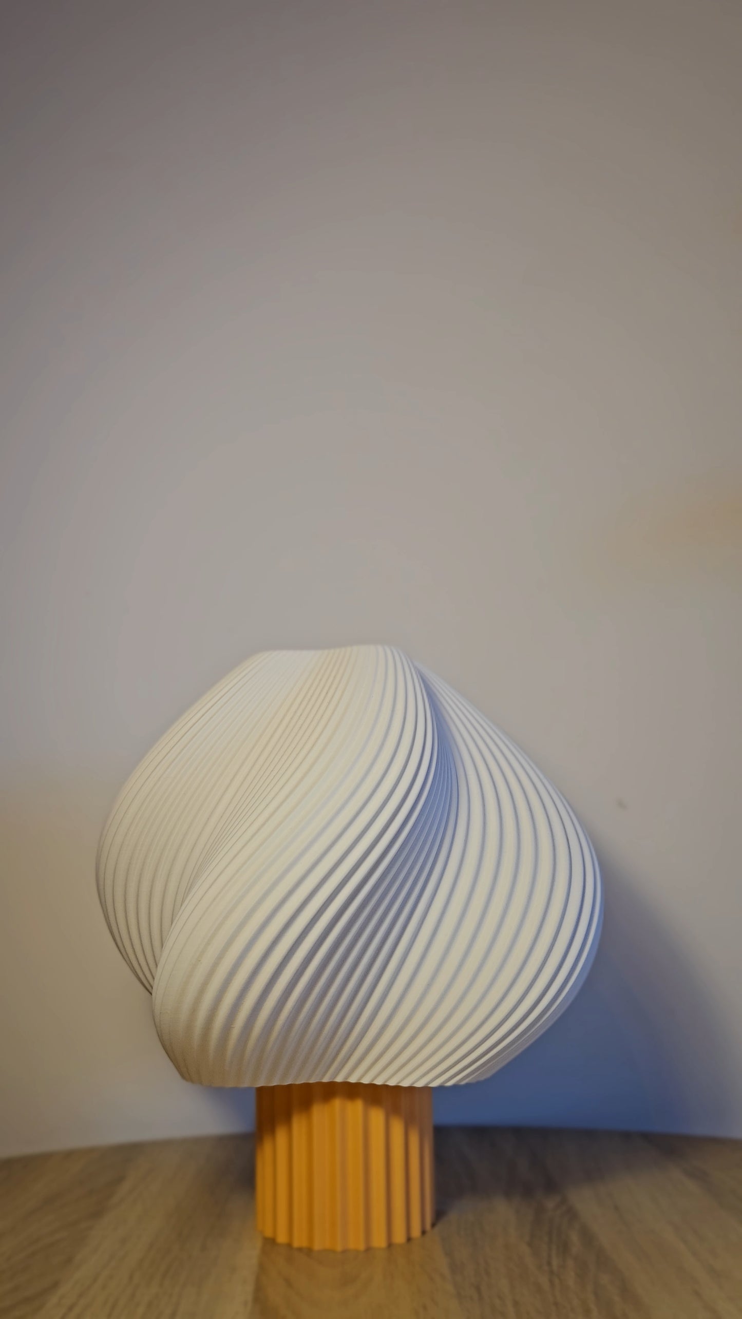 Lampe Design Inspiration Ice cream + kit E27 avec cordon textile