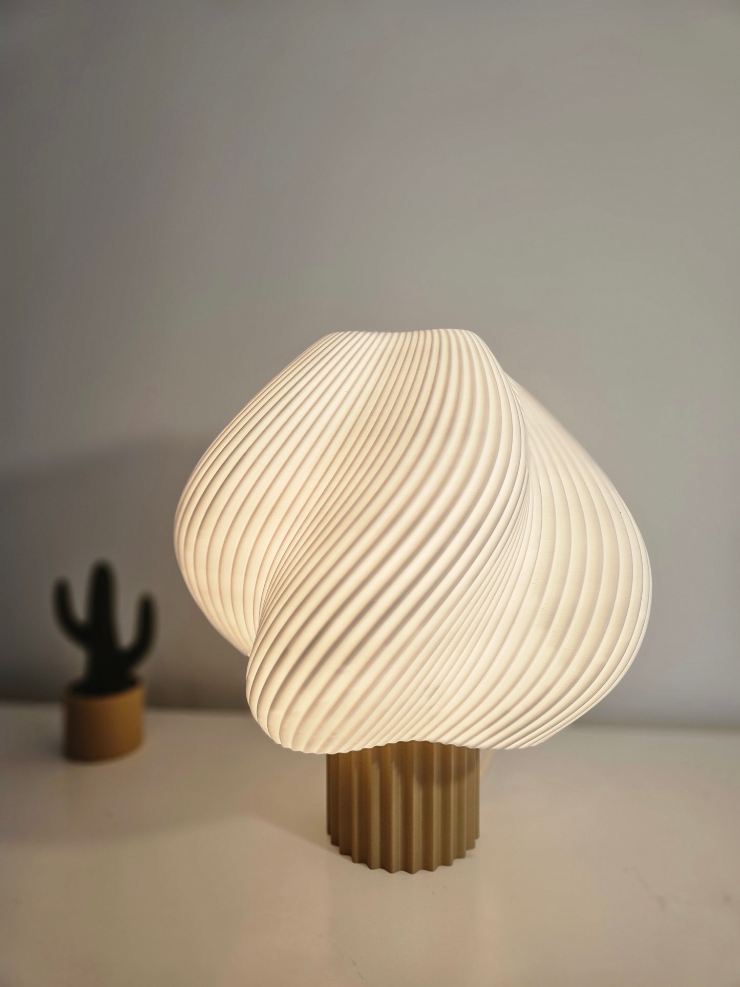 Lampe Design Inspiration Ice cream + kit E27 avec cordon textile
