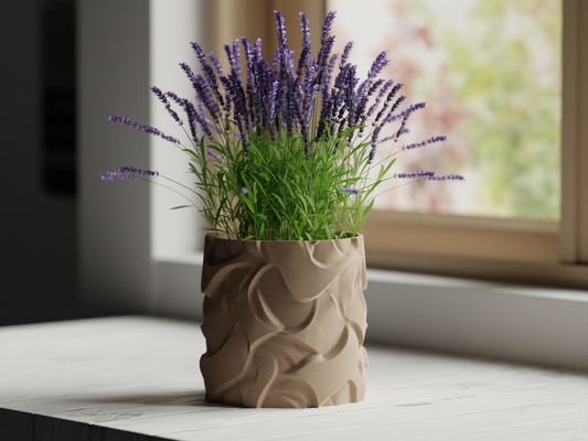 Vase coussin n°1 / Wavy Collection / Diamètre 10cm